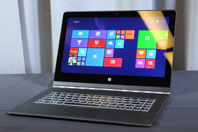 Illustration for article titled Lenovo Yoga 3 Pro: un convertible ultrafino unido por una correa